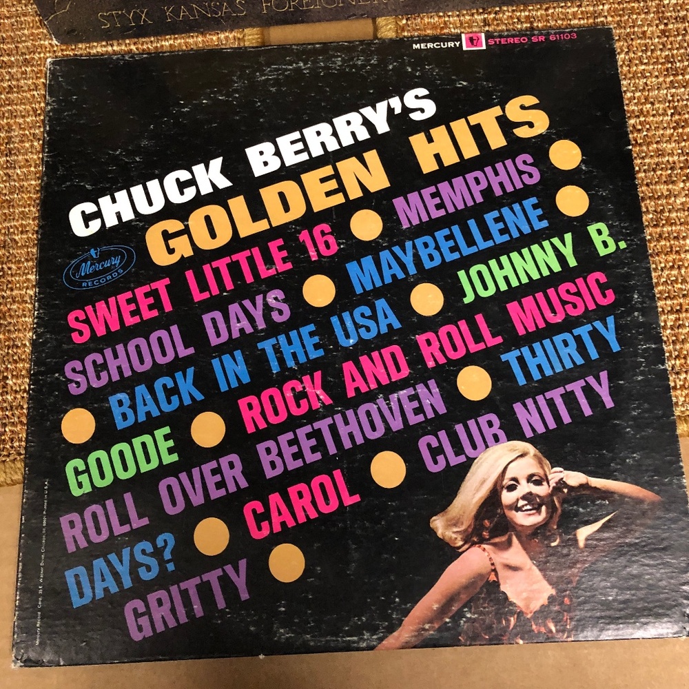 Chuck Berry Golden Hits LP Vinyl Mercury 60s Rock & Roll